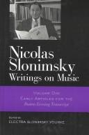 Cover of: Nicolas Slonimsky by Nicolas Slonimsky, Nicolas Slonimsky