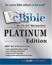 Cover of: eBible  Platinum Edition by Thomas Nelson