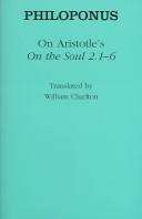 Cover of: On Aristotle's "On the Soul 2.16": On Aristotle's "On The Soul 2.1-6" (Ancient Commentators on Aristotle)