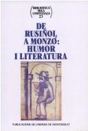 Cover of: De Rusiñol a Monzó: humor i literatura