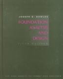Cover of: Foundation analysis and design