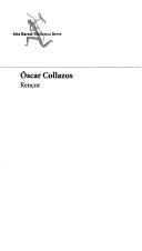 Cover of: Rencor by Collazos, Oscar
