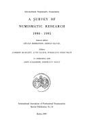 Cover of: A survey of numismatic research, 1990-1995