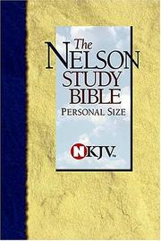 Cover of: Nelson Study Bible Personal Size Edition