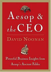 Aesop and the CEO cover