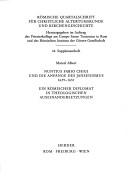 Cover of: Nuntius Fabio Chigi und die Anfänge des Jansenismus, 1639-1651: ein römischer Diplomat in theologischen Auseinandersetzungen