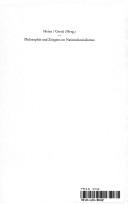 Cover of: Philosophie und Zeitgeist im Nationalsozialismus
