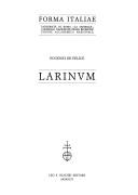Cover of: Larinum by Eugenio De Felice