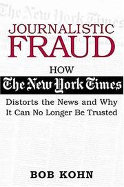 Cover of: Journalistic fraud