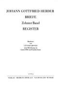 Briefe by Johann Gottfried Herder