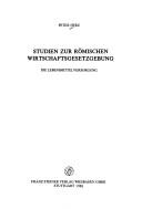 Cover of: Sozialökonomische Vorstellungen in der Kaiserzeitlichen griechischen Literatur: (1.-3. Jh. n. Chr.)