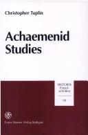 Cover of: Achaemenid studies
