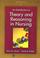 Cover of: An An Introduction to Theory and Reasoning in Nursing