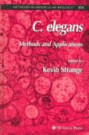 Cover of: C. elegans by edited by Kevin Strange