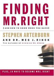 Cover of: Finding Mr. Right by Stephen Arterburn, Meg J. Rinck