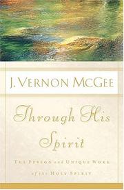 Cover of: Through His Spirit by J. Vernon McGee