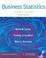 Cover of: Business statistics