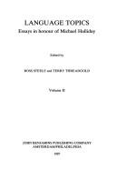 Cover of: Language topics: essays in honour of Michael Halliday