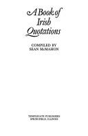 Cover of: Book of Irish Quotations by Sean McMahon