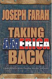 Cover of: Taking America Back by Joseph Farah