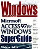 Cover of: Microsoft Access 97 for Windows superguide