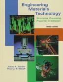 Cover of: Engineering materials technology: structures, processing, properties & selection