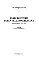 Cover of: Saggi di storia della religione romana: studi e lezioni 1983-1986