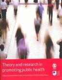 Theory and research in promoting public health by Sarah Earle