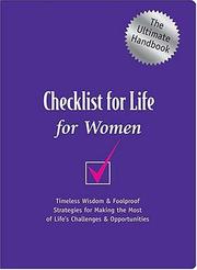 Cover of: Checklist for Life for Women by Checklist for Life