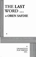 Cover of: The last word-- by Oren Safdie