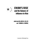 Cover of: China's rise and the balance of influence in Asia
