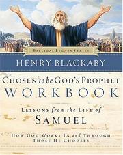 Cover of Chosen to Be God's Prophet Workbook