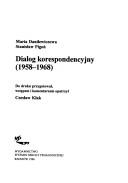 Cover of: Dialog korespondencyjny (1958-1968)