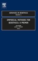 Cover of: Empirical methods for bioethics | 