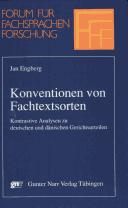 Cover of: Konventionen von Fachtextsorten: kontrastive Analysen zu deutschen und dänischen Gerichtsurteilen