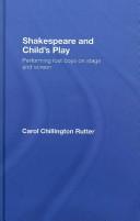 Cover of: Shakespeare and child's play: performing lost boys on stage and screen
