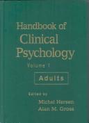 Cover of: Handbook of clinical psychology