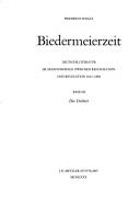 Biedermeierzeit by Friedrich Sengle