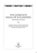 Cover of: The Complete sagas of Icelanders: including 49 tales