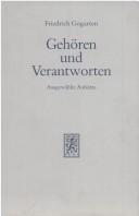 Cover of: Gehören und Verantworten: ausgewählte Aufsätze