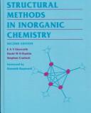 Cover of: Structural methods in inorganic chemistry by E. A. V. Ebsworth, E. A. V. Ebsworth