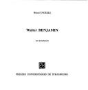 Cover of: Walter Benjamin by Bruno Tackels