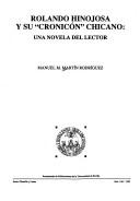 Cover of: Rolando Hinojosa y su "Cronicón" chicano: una novela del lector