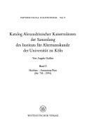 Cover of: Katalog Alexandrinischer Kaisermünzen der Sammlung des Instituts für Altertumskunde der Universität zu Köln