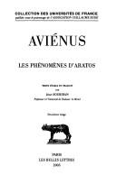 Cover of: Les phénomènes d'Aratos by Rufius Festus Avienus