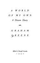 Cover of: A world of my own: a dream diary