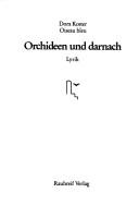 Cover of: Orchideen und darnach by Dora Koster