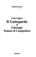 "Il  Gattopardo" di Giuseppe Tomasi di Lampedusa by Giorgio Masi
