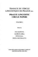 Cover of: Travaux du cercle linguistique de Prague n.s. =: Prague linguistic circle papers