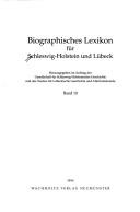 Cover of: Schleswig-Holsteinisches biographisches Lexikon. by 